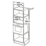 Candy 金鼎 MIC20GDFX 20公升 嵌入式微波焗爐